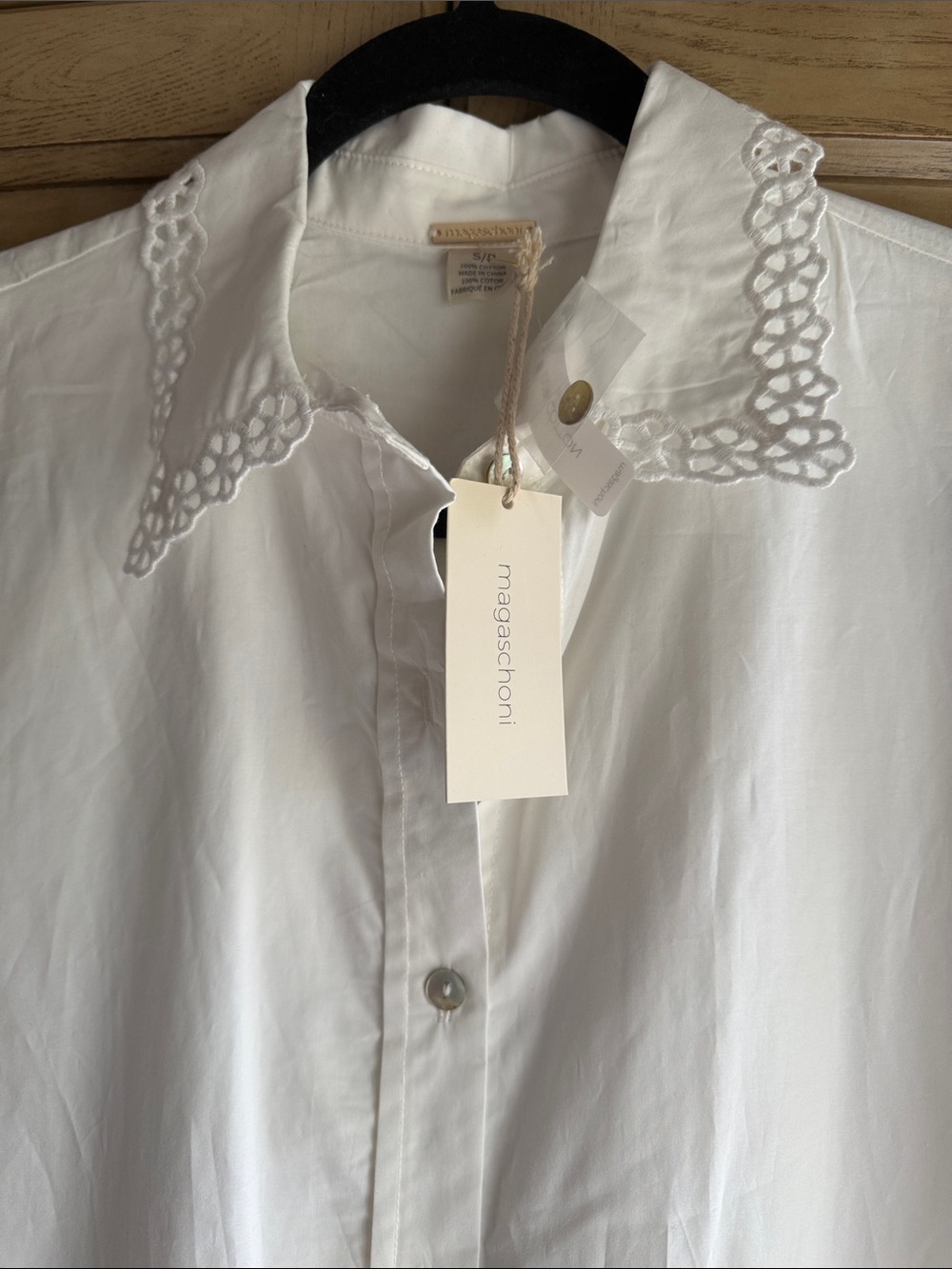 MAGASCHONI 🔥 Embroidered Details Shirt Dress - Picture 5 of 13